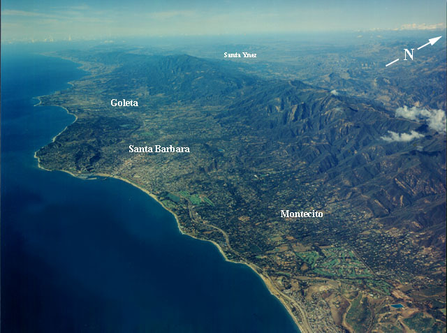 Santa Barbara California Aerial